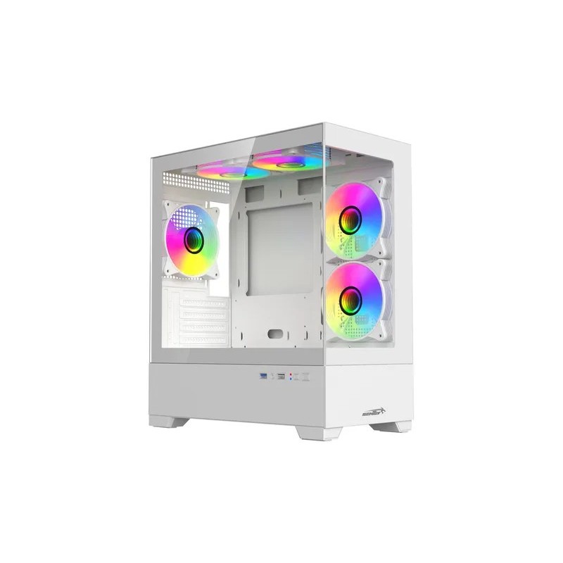 Gabinete Sentey H30 Blanco ARGB Fans x5