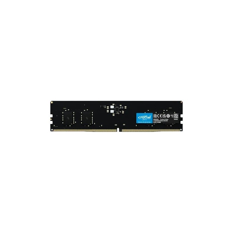 Memoria Crucial 8GB DDR5 4800MHz CT Black CL20