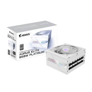 FUENTE GIGABYTE 850W AORUS ELITE WHITE 80+ PLATINUM FULL MODULAR